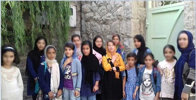 کلاس‌های آموزشی در اردوی دو روزه دختران