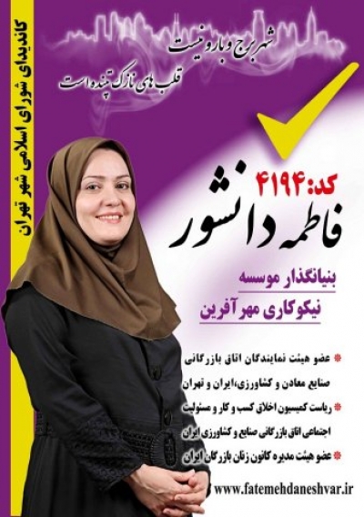 مردم تهران مدیر عامل مهرآفرین را در انتخابات شورای شهر برگزیدند