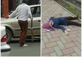قتل دختر جوان توسط پدرش در خیابان